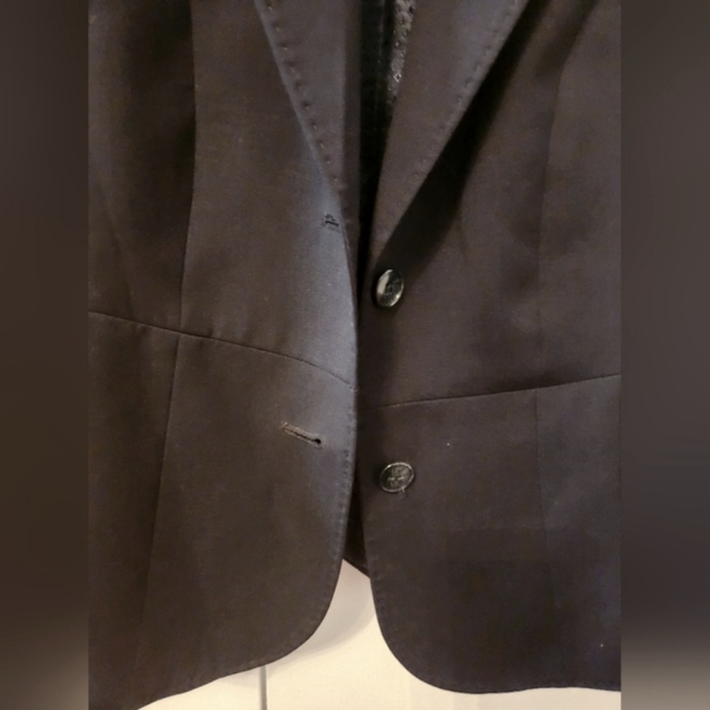 Austin Reed 100% Wool Navy Suit in Excellent Condition - Picture 4 of 8